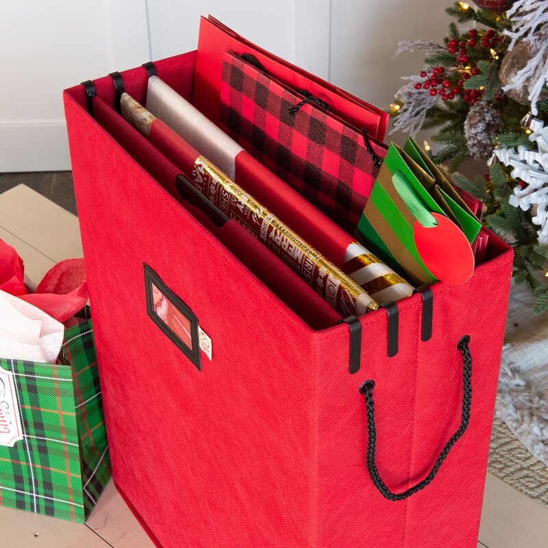 The Holiday Aisle Gift Bag Organizer Tissue Paper Storage Box Reviews Wayfair